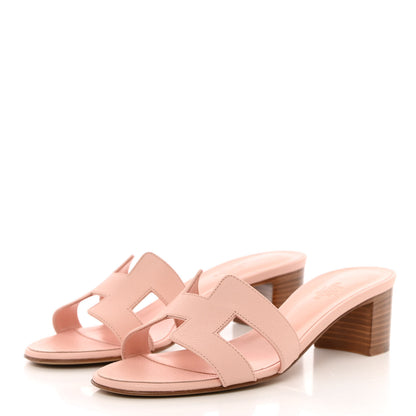 Hermes Epsom Oasis Sandals 39 Rose Aube 3 of 11