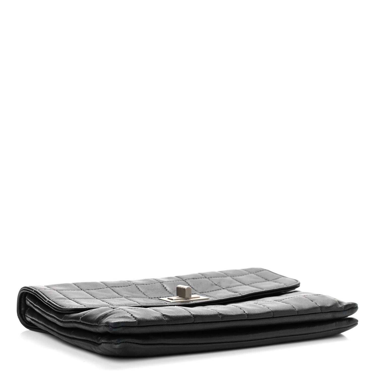 Chanel Lambskin Chocolate Bar Mademoiselle Flap Black 4 of 10
