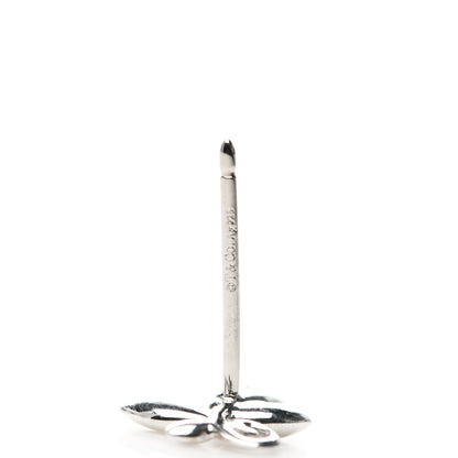 Tiffany Sterling Silver Paloma Picasso Olive Leaf Earrings 5 of 6