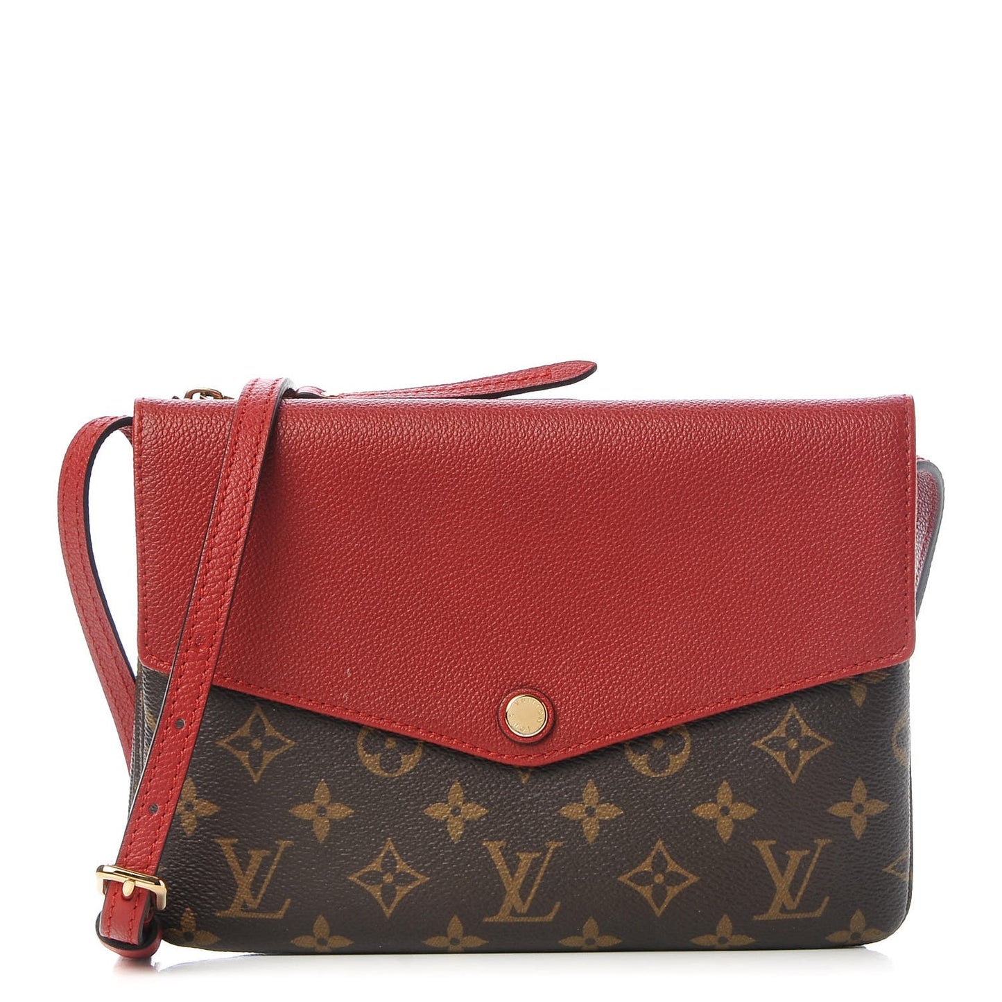 Monogram Twice Pochette Cherry