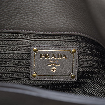Prada Vitello Daino Tote Grafite 7 of 9