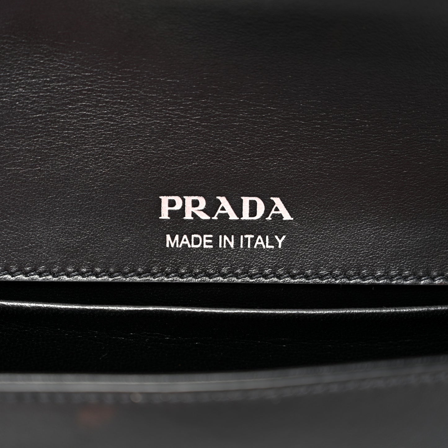 City Calfskin Saffiano Sidonie Shoulder Bag Black