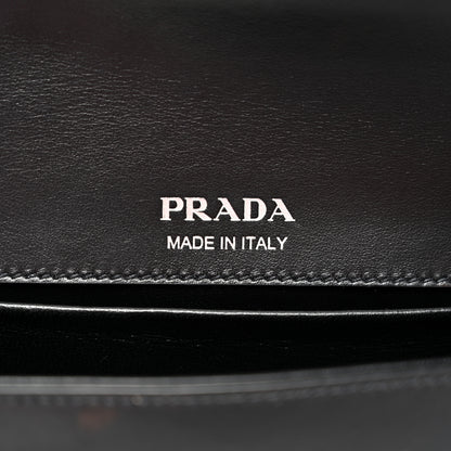 Prada City Calfskin Saffiano Sidonie Shoulder Bag Black 6 of 10