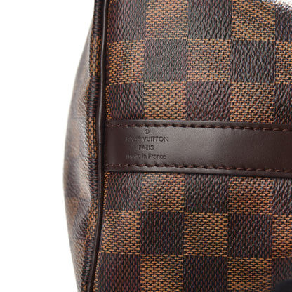 Louis Vuitton Damier Ebene Speedy Bandouliere 25 10 of 12