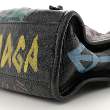 Balenciaga Agneau Arena Graffiti All Over Classic Hardware Mini City Black Multicolor 11 of 12