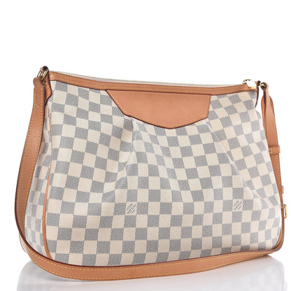 Louis Vuitton Damier Azur Siracusa MM 3 of 14