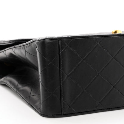 Chanel Lambskin Quilted XL Jumbo Single Flap Black 8 of 11