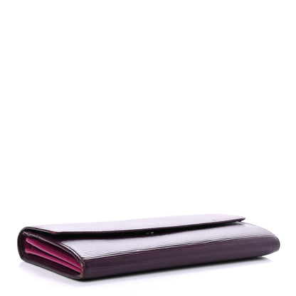 Louis Vuitton Epi Sarah Wallet Cassis 4 of 11