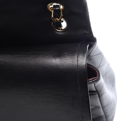 Chanel Lambskin Quilted Maxi Double Flap Black 8 of 10
