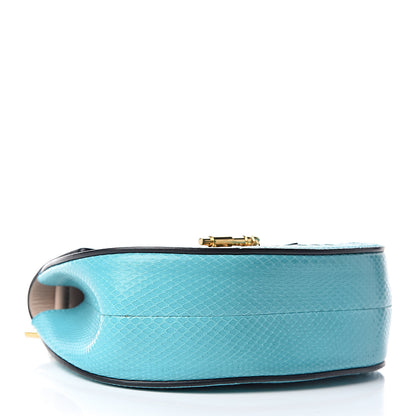 Chloe Ayers Perforated Mini Drew Shoulder Bag Washed Blue 4 of 10