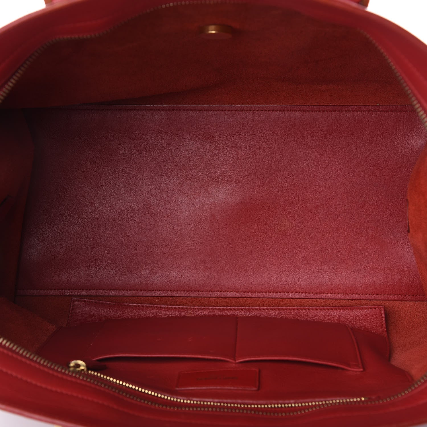 Saint Laurent Calfskin Medium Classic Y Cabas Red 4 of 15