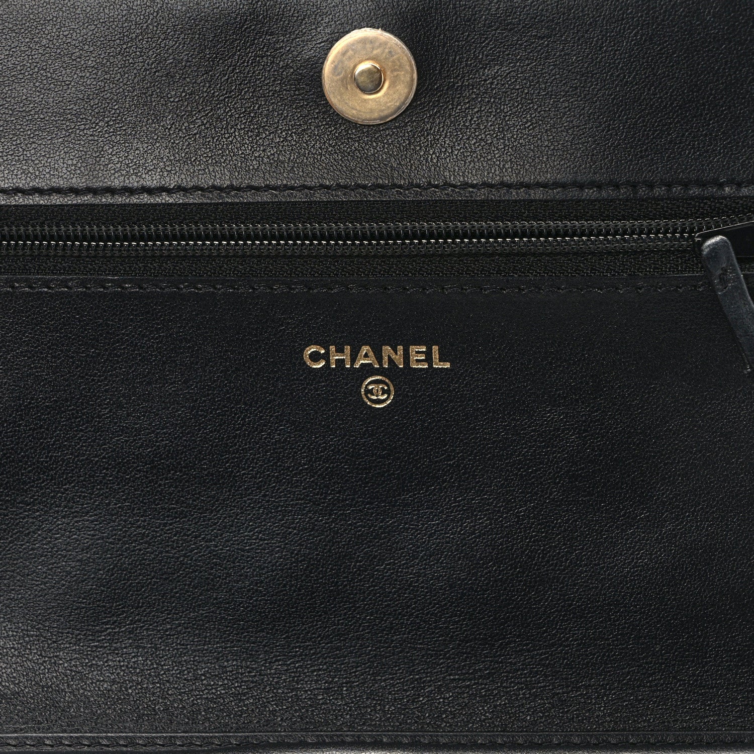 Chanel Caviar Quilted Boy Wallet On Chain WOC Black 6 of 11