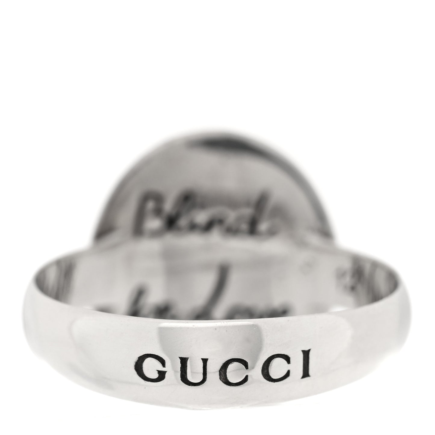 Sterling Silver Blind for Love Mystic Cat Ring 52 6