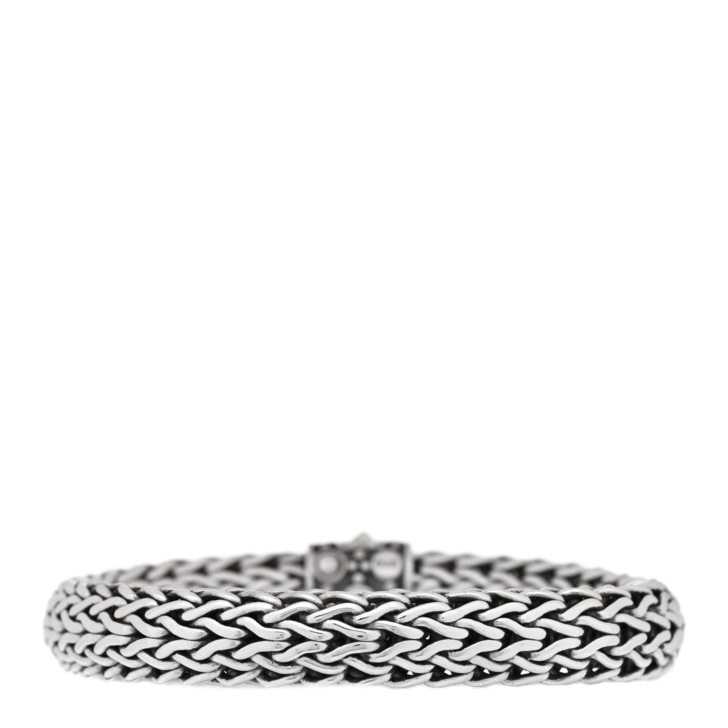 John Hardy Sterling Silver 18K Yellow Gold 10mm Jaisalmer Classic Chain Dot Bracelet 2 of 3
