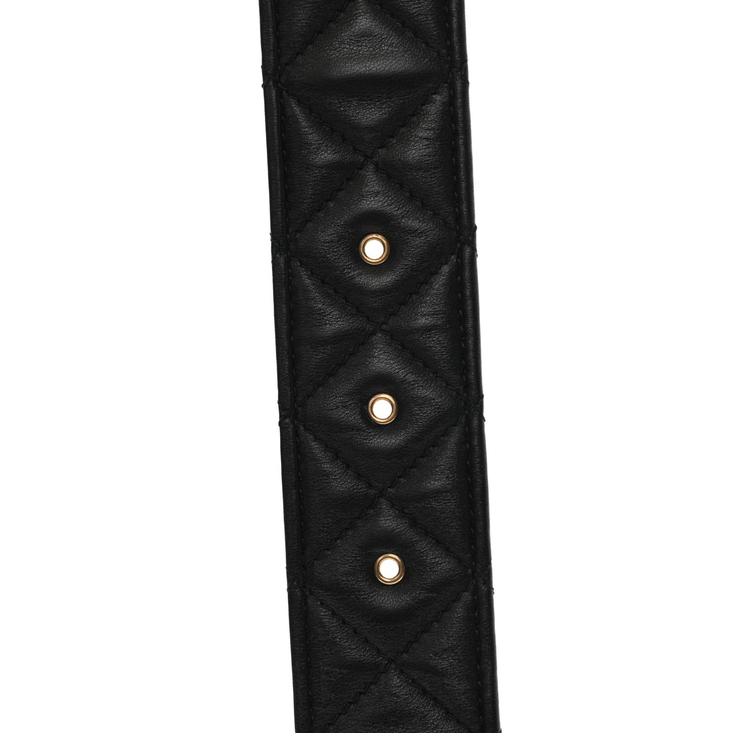 Lambskin Quilted CC Belt 90 36 Black