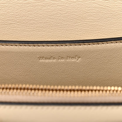 Celine Shiny Smooth Calfskin Medium Frame Shoulder Bag Chalk Mastic 7 of 16