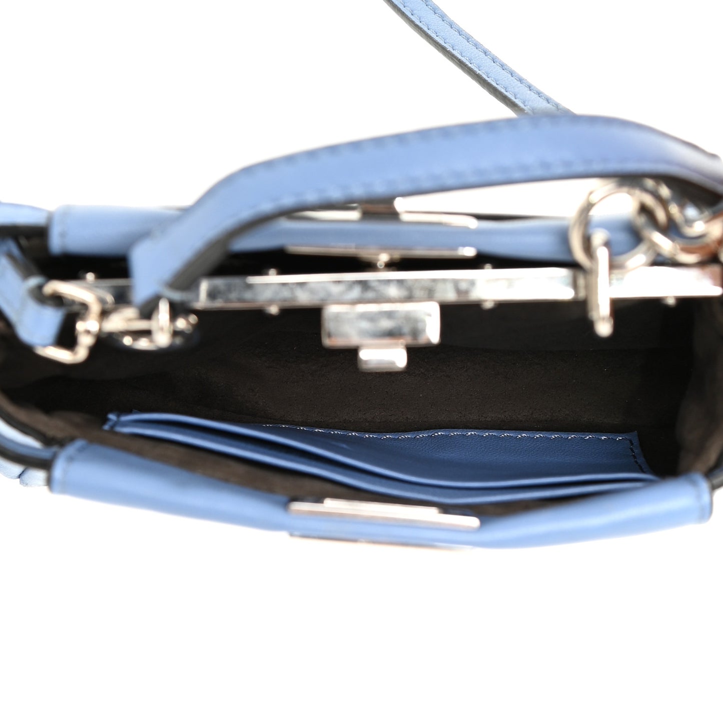 Shiny Nappa Micro Peekaboo Iconic Satchel Nebula