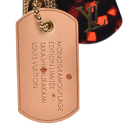 Louis Vuitton Monogramouflage Bag Charm Red 5 of 5