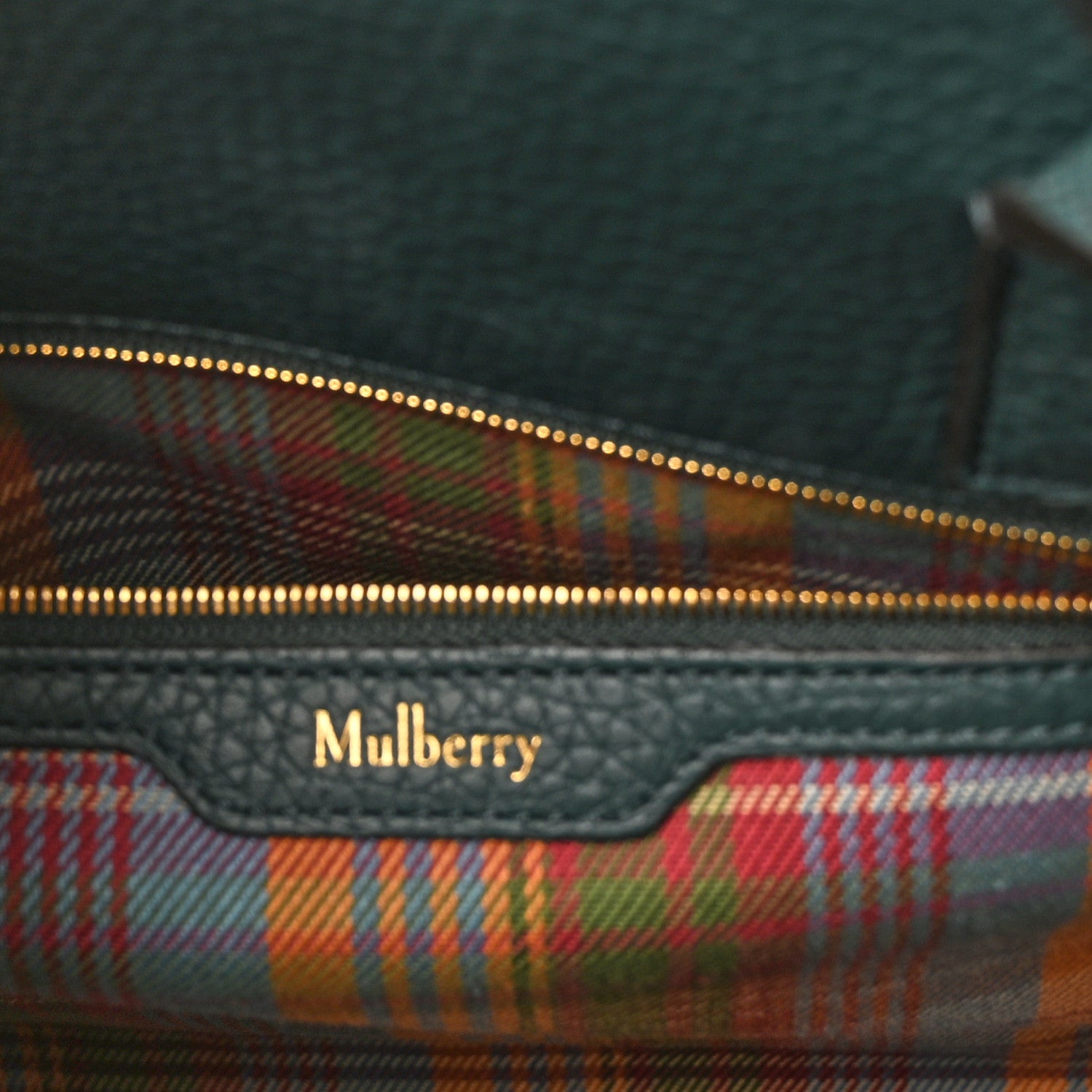 Mulberry Heavy Grain Belted Bayswater Tote Mulberry Green 6 of 10