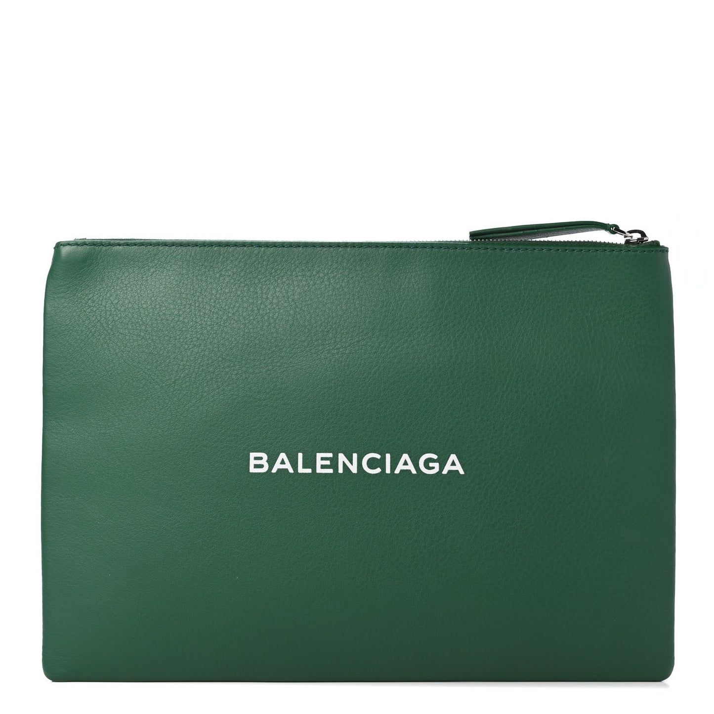 Calfskin Logo Everyday Second Bag Green