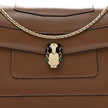 Bulgari Calfskin Serpenti Forever Crossbody Bag Brown 8 of 11