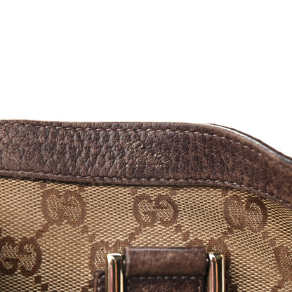 Gucci Monogram Large Abbey Tote Dark Brown 17 of 19
