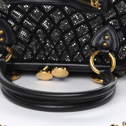 Marc Jacobs Suede Crystal Quilted Stam Black 11 of 18