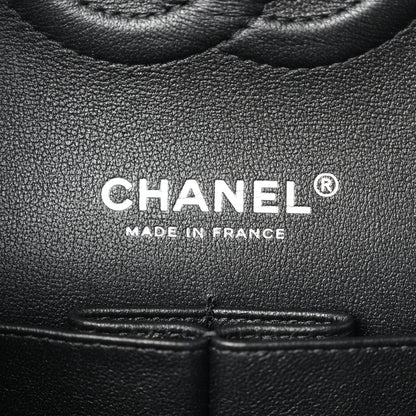 Chanel Lambskin Quilted Medium Double Flap So Black 6 of 11