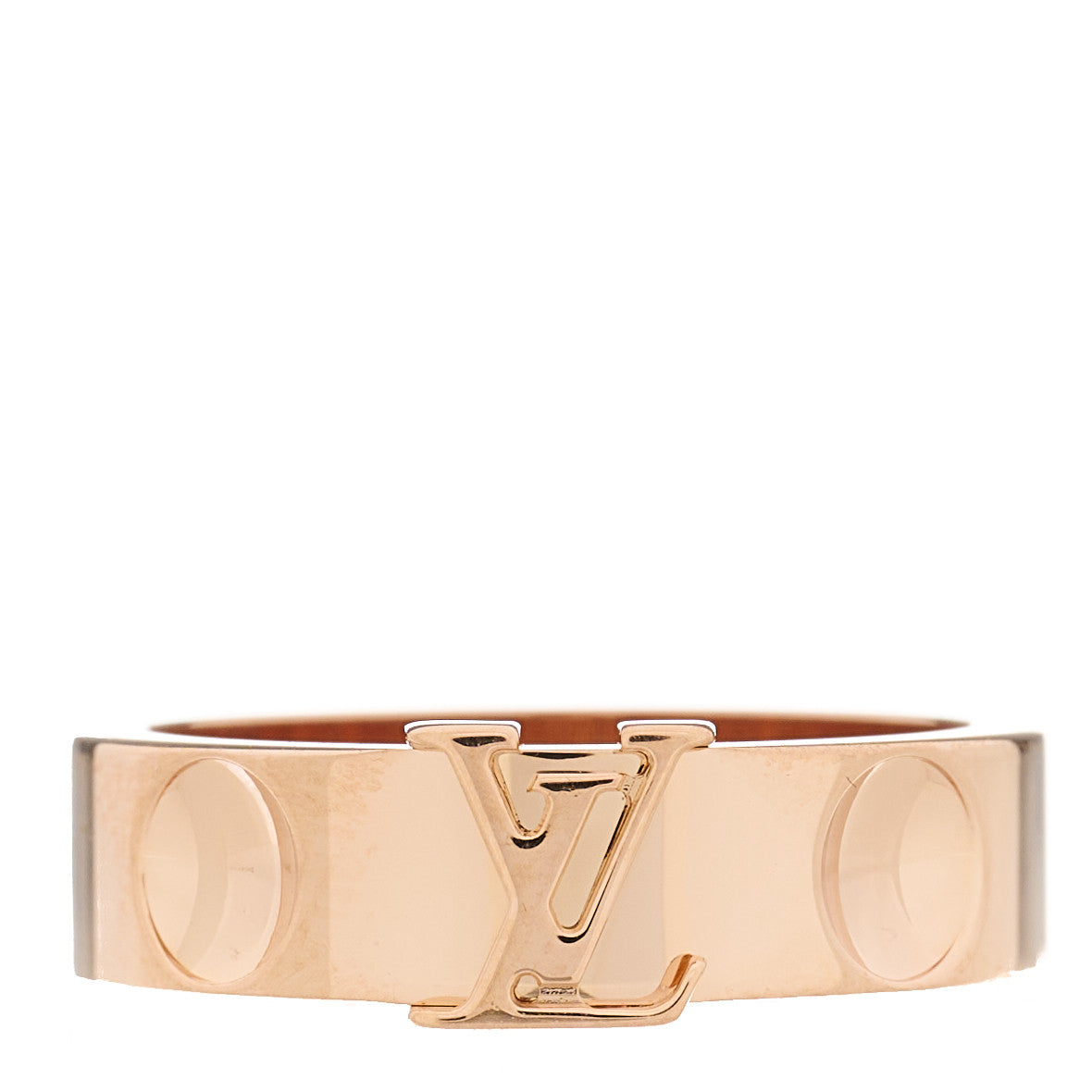 Louis Vuitton 18K Pink Gold Empreinte LV Ring 51 5.75 1 of 7