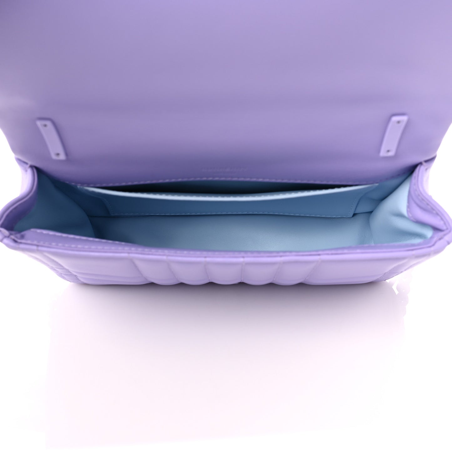 Lambskin Quilted Small Lola Bag Soft Violet