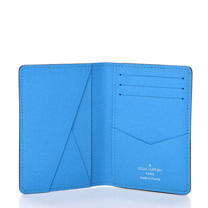 Louis Vuitton Taigarama Pocket Organizer NM Blue Lagoon 4 of 7