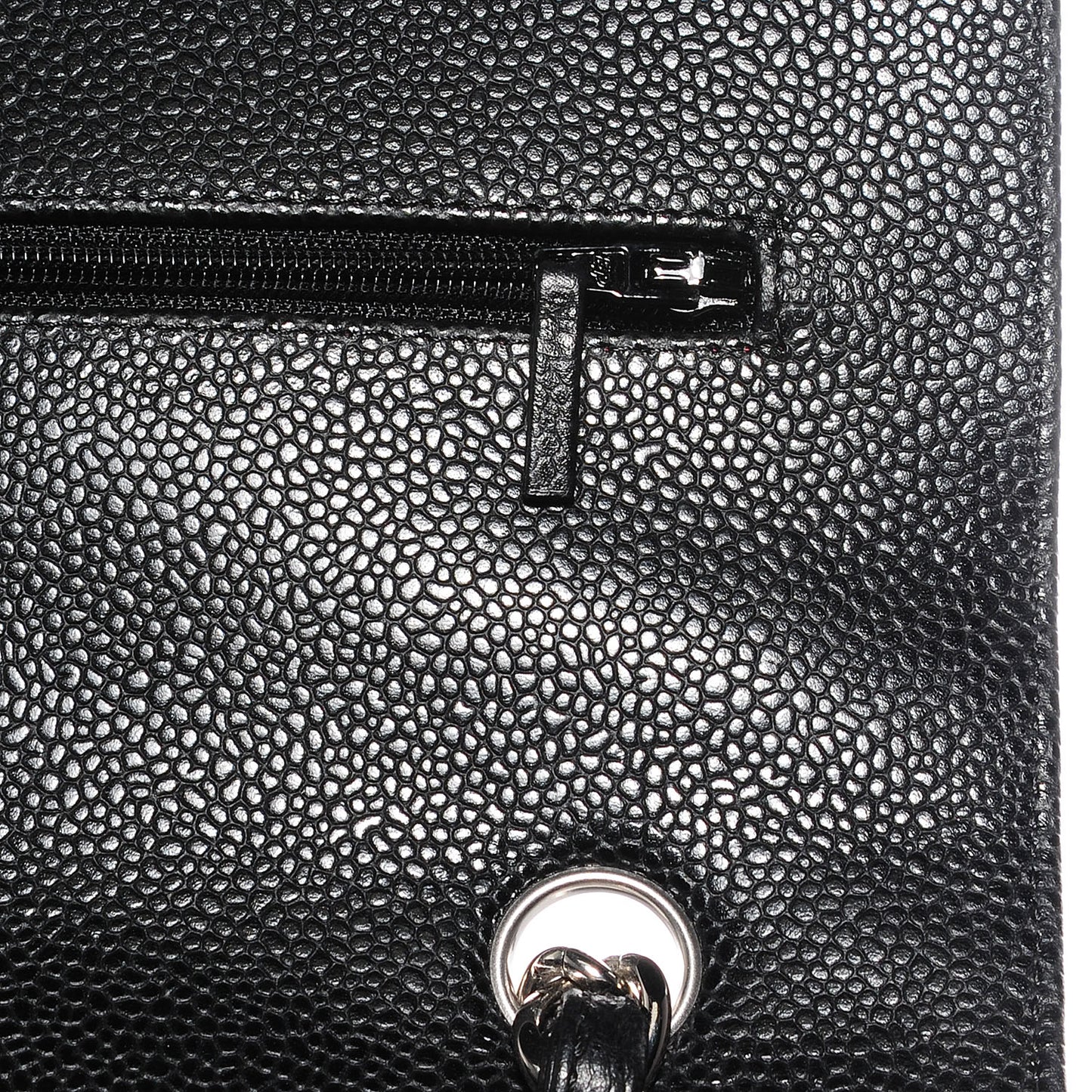 Caviar Quilted Maxi Double Flap Black