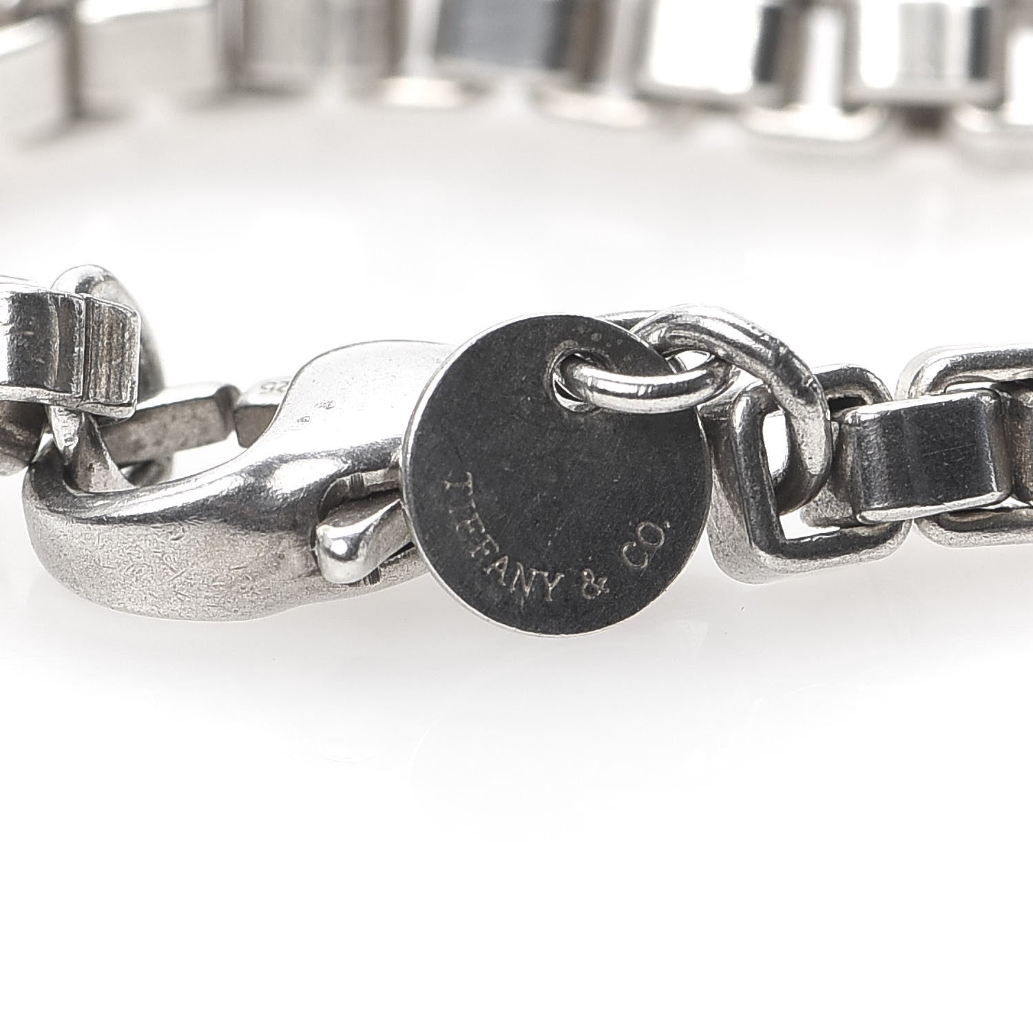 Tiffany Sterling Silver 4mm Venetian Link Bracelet 5 of 5