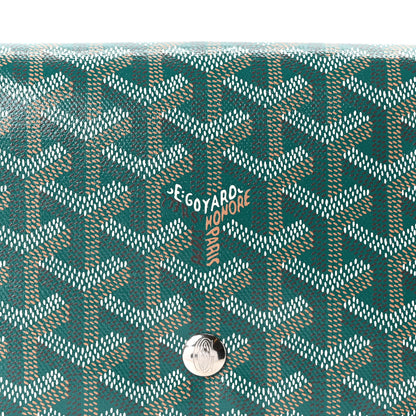 Goyard Goyardine Plumet Wallet Clutch Green 7 of 9