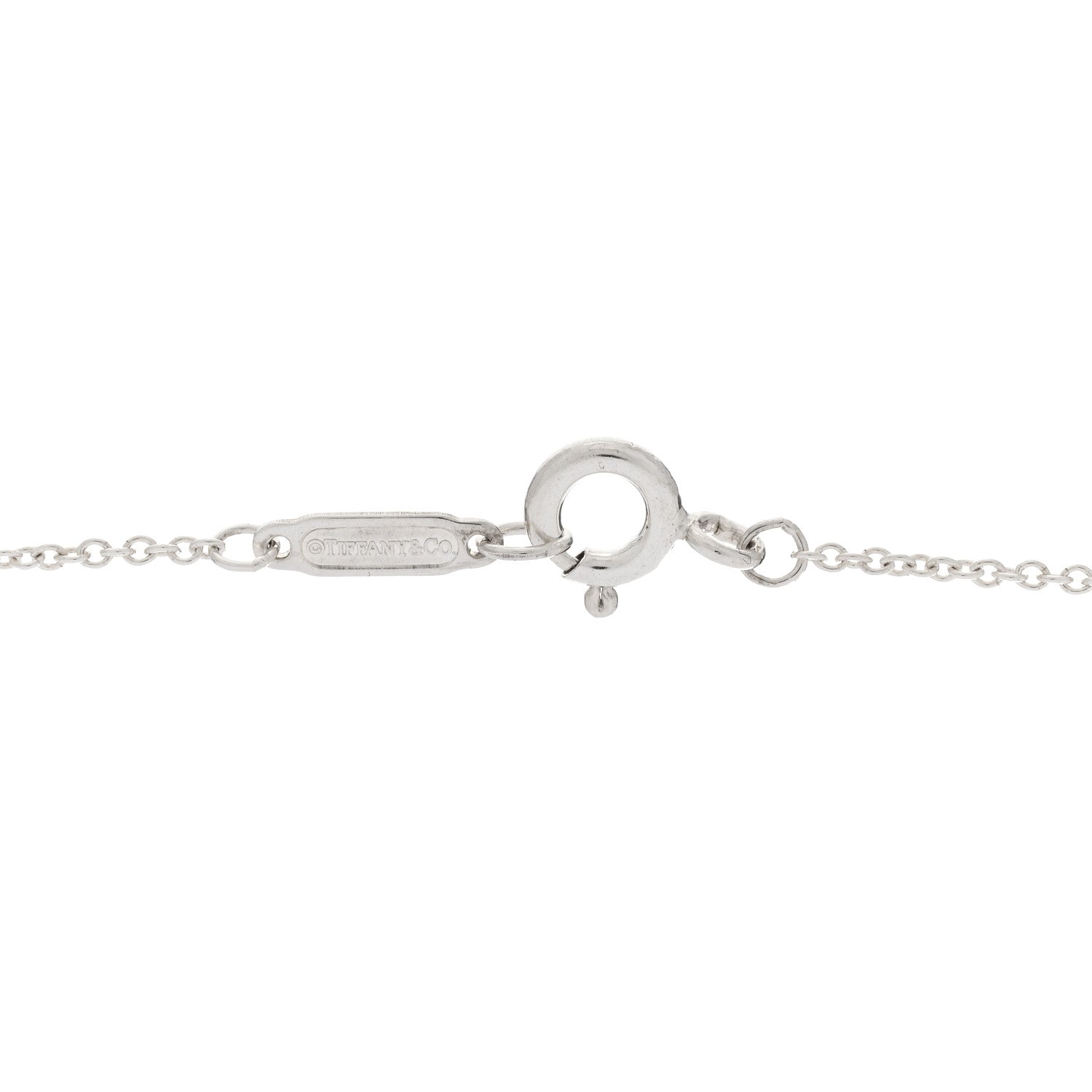 Tiffany Sterling Silver 1837 Interlocking Circles Pendant Necklace 5 of 5