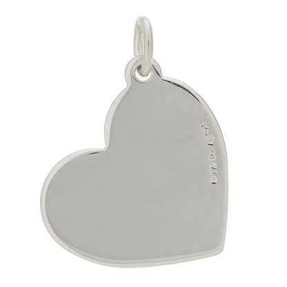 Tiffany Sterling Silver Mom Heart Charm 3 of 4