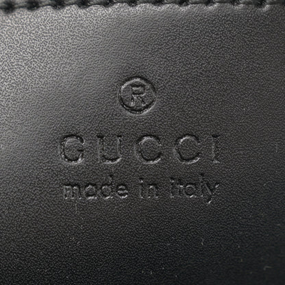 Gucci GG Supreme Monogram Web Shoulder Bag Black Grey 6 of 12