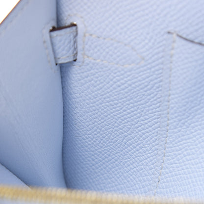 Hermes Epsom Kelly Wallet To Go Bleu Brume 6 of 10