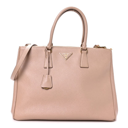 Prada Saffiano Lux Large Galleria Double Zip Tote Cipria 1 of 9