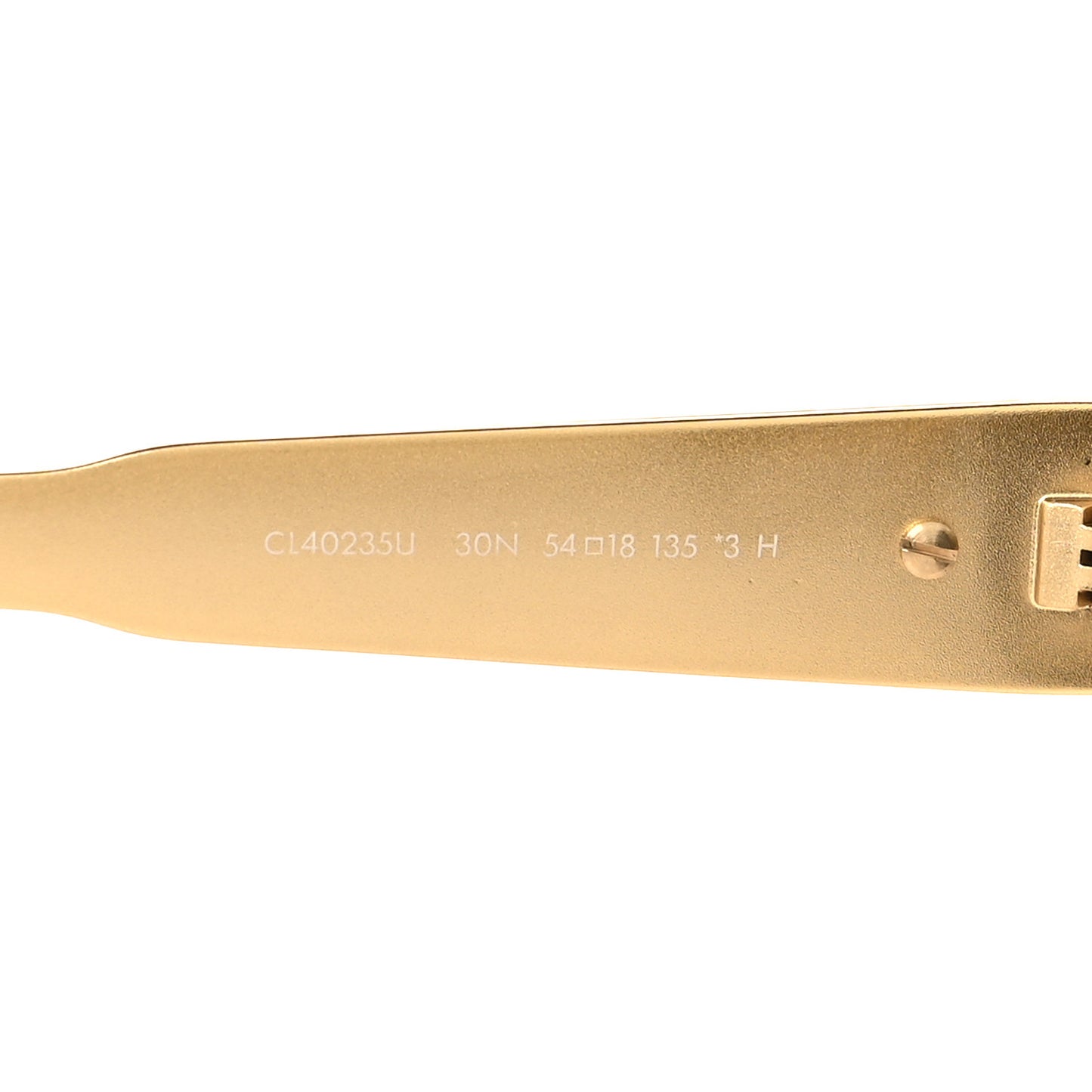 Metal Triomphe 01 Sunglasses CL40235U Gold Green