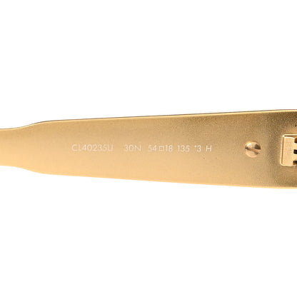 Celine Metal Triomphe 01 Sunglasses CL40235U Gold Green 6 of 7