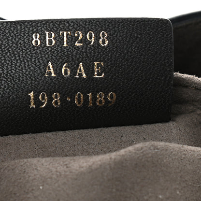 Fendi Vitello Grace F is Fendi Bi-Color FF 1974 Embossed Grande Mon Tresor Bucket Bag Maya Black Fragola 7 of 9