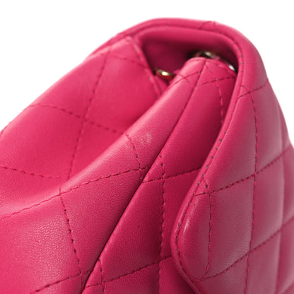 Chanel Lambskin Quilted Mini Square Flap Pink 11 of 15