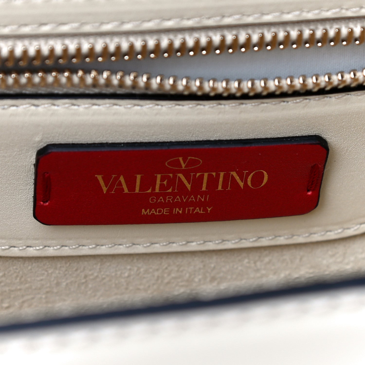 Valentino Garavani Vitello Small Rockstud All Over Demilune Shoulder Bag Light Ivory 7 of 11