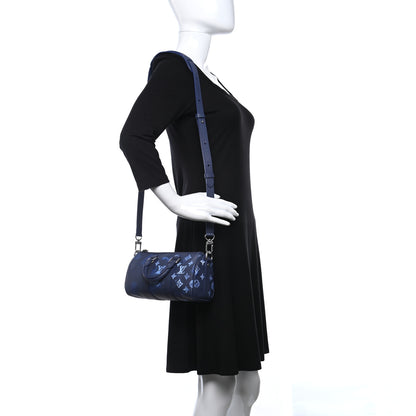 Louis Vuitton Monogram Ink Watercolor Keepall XS Blue 2 of 8