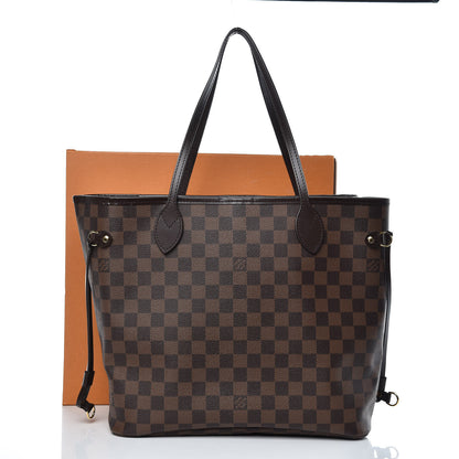Louis Vuitton Damier Ebene Neo Neverfull MM Rose Ballerine 12 of 12