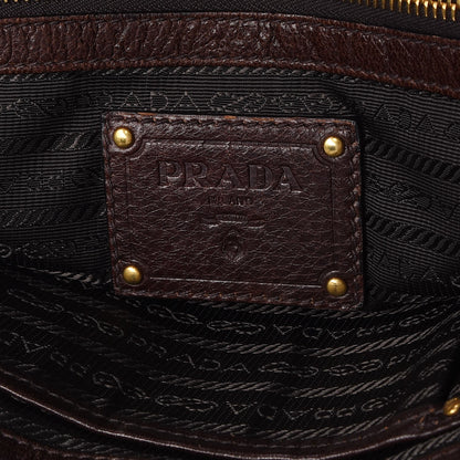 Prada Cervo Antik Shoulder Bag Cacao 6 of 9