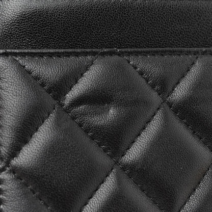 Chanel Lambskin Plexiglass Quilted Coco Love Wallet On Chain WOC Black 11 of 12
