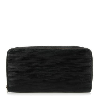 Louis Vuitton Epi Zippy Wallet Black 1 of 8