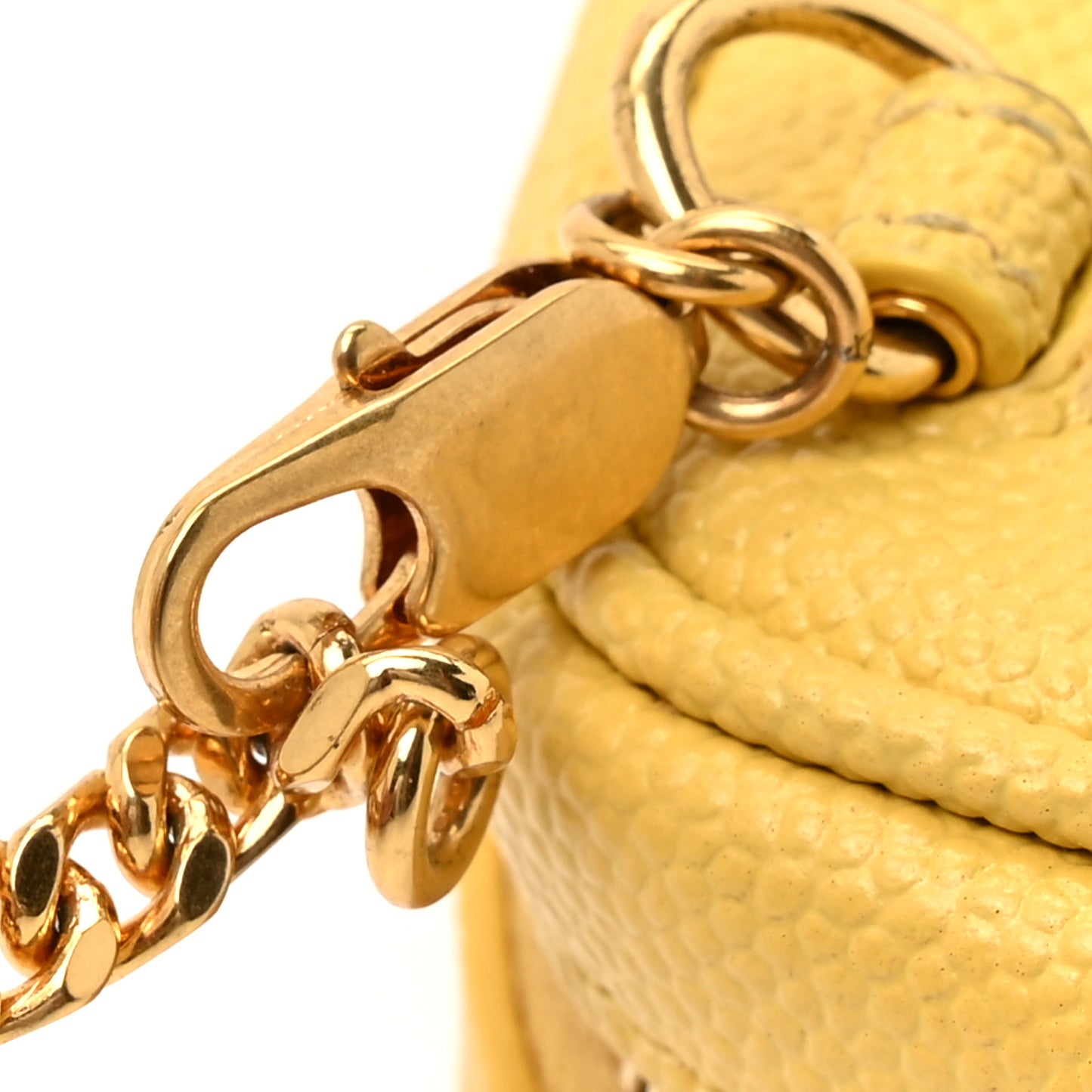Grain De Poudre Matelasse Monogram Baby Lou Camera Bag Light Chartreuse